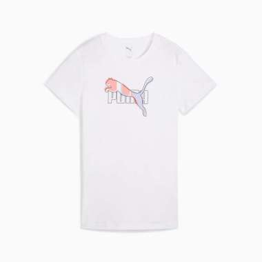 Puma Women Sportswear Essential Logo Lab Tee Kaos Wanita [68499102] S White