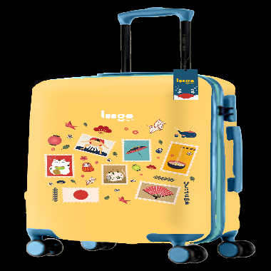 Lungo Luggage Cover Yellow size M - Sarung Pelindung Koper Elastis Premium Multivariasi Multicolor