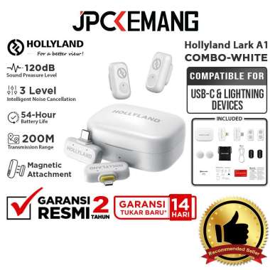 JPC KEMANG Hollyland Lark A1 Combo / Mini Duo / Type-C / Lightning Mic Dual Wireless Microphone HP S