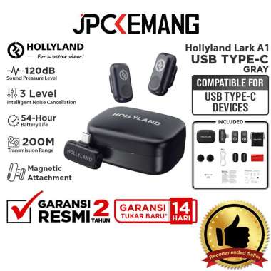 JPC KEMANG Hollyland Lark A1 Combo / Mini Duo / Type-C / Lightning Mic Dual Wireless Microphone HP S