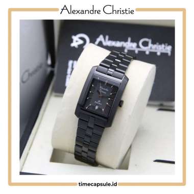 Jam Tangan Wanita ALEXANDRE CHRISTIE Original AC 1019 LD Garansi Resmi 1 Tahun BLACK INDEX RG
