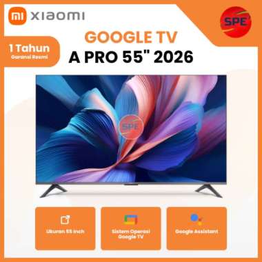 TV XIAOMI A PRO 55 INCH 2026 QLED UHD 4K GARANSI RESMI (MEDAN)