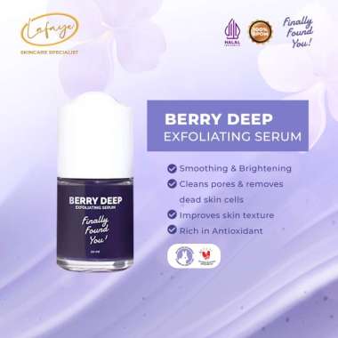 Finally Found You Serum Wajah BERRY DEEP Exfoliating 20ml - Serum Exfoliasi Wajah AHA BHA PHA LHA TW