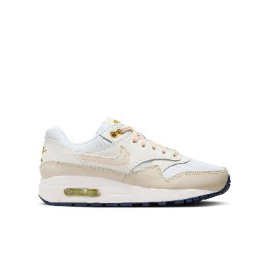 Nike Air Max 1 (Gs) White/Lt Orewood Brn-Bronzine (DZ3307-103) 4Y