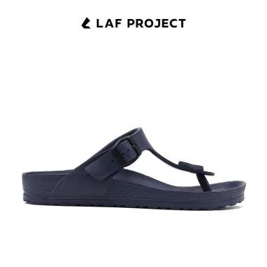 Sandal Flip Flop Jepit Pria Wanita Unisex Flipper Zino Biru Navy LAF Project 39 Biru Navy