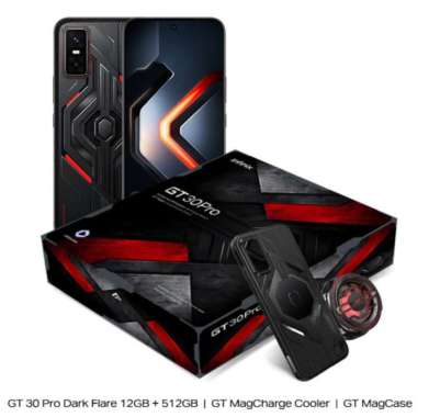 INFINIX GT 30 PRO 8/256 GARANSI RESMI 8/256 DARK FLARE + BOX