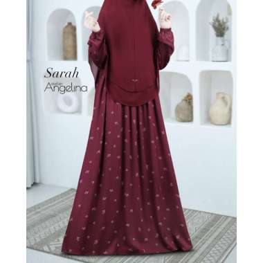 Atelier Angelina Sarah Dress Clover Tri - Rhubarb M