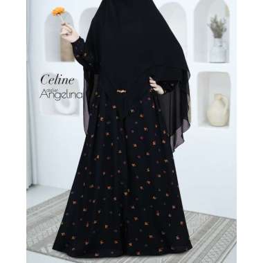 Atelier Angelina Celine Dress Clover Tri - Black M