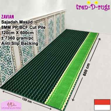 Tren-D-rugs Sajadah masjid 120 cm x 600 cm karpet sejadah motif turki turkey alas sholat mushola teb