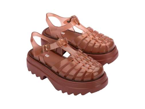 Melissa Possession Platform Ii Ad Transparent Brown Sepatu Wanita 37