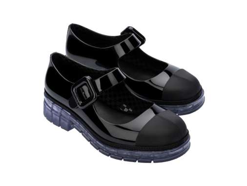 Melissa June Ad Clear/Black Sepatu Wanita 40