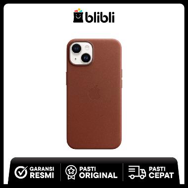 [BATAM] Apple IPHONE 14 Leather Case AMBER AMBER
