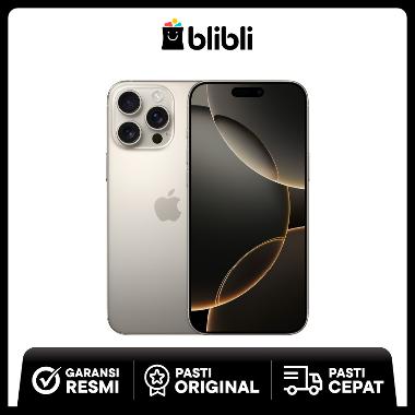 [BATAM] iPhone 16 Pro Max 256 GB NATURAL TITANIUM
