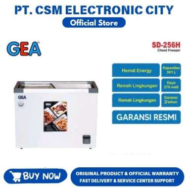 GEA SD 256 H CHEST FREEZER BOX SD-256H LEMARI PEMBEKU GARANSI RESMI
