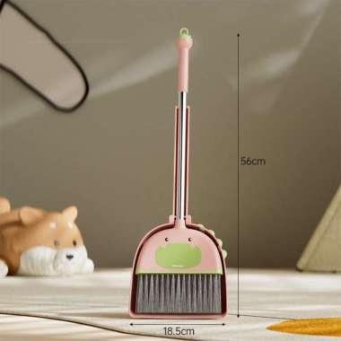 Angola Set Sapu Pengki & Pel Anak Cleaning Set Karakter 3IN1 D93-D94 Mini Broom Set Dustpan Sapu Pin