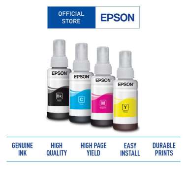 Epson T 664 Tinta [1 Set/isi 4 warna] MULTICOLOR