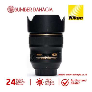 Sumber Bahagia - Nikon AF-S Nikkor 35mm F1.4 G Lensa camera NEW