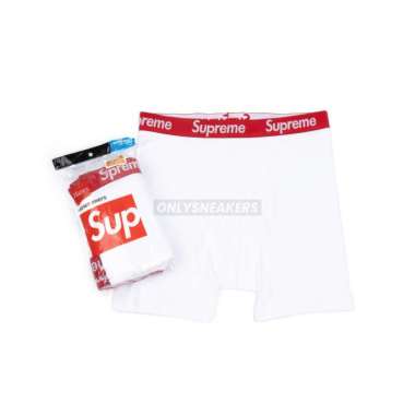 SUPREME HANES BOXER BRIEFS WHITE XL