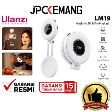 JPC KEMANG Ulanzi LM19 MagSafe LED Selfie Ring Light L049GBB1 Ulanzi LM 19 LED Flash for Smartphone