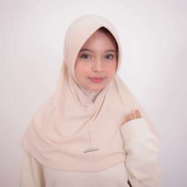 Tiebymin - Adeeva Bergo Zipper Jersey Cream Adeeva