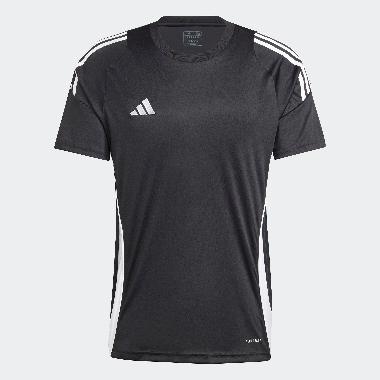 adidas Men Football Jerseys Tiro24 Jsy Baju Bola Pria [IJ7676] S Black