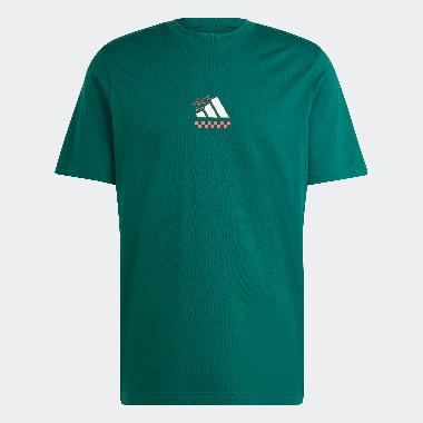 adidas Men T-Shirts M L Pizza Baju Pria [JJ4017] A/XL Collegiate Green