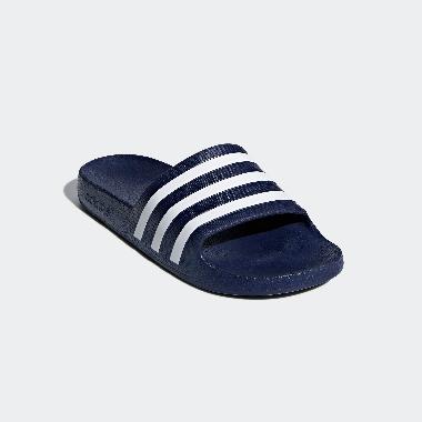 adidas Unisex Slides Adilette Aqua Sandal Pria/Wanita [F35542] 8 Dark Blue