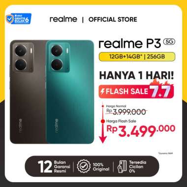 realme P3 5G 12GB+14GB*|256GB (Snapdragon 6 Gen 4 | 6000mAh Battery | 45W Fast Charge | NFC) Comet G