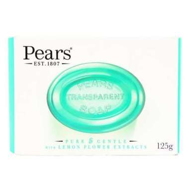 Sabun Mandi Transparan Pears Clear Transparent Soap - 125 gr Hijau