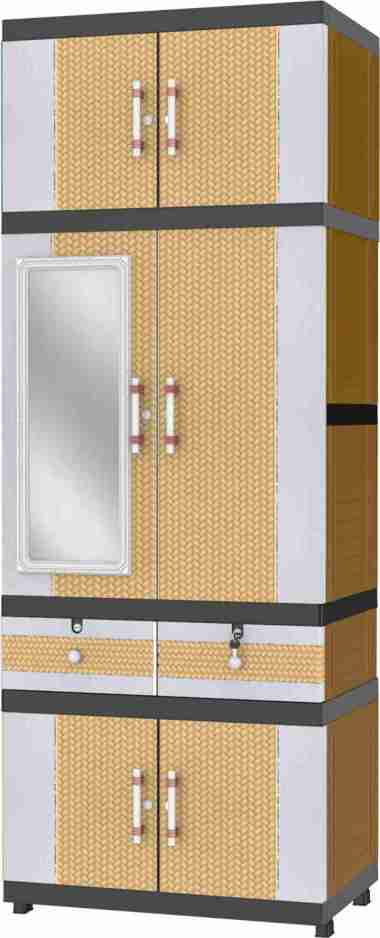 Naiba Lemari Susun Jumbo Kaca MSC (Instan) 9684 WOB