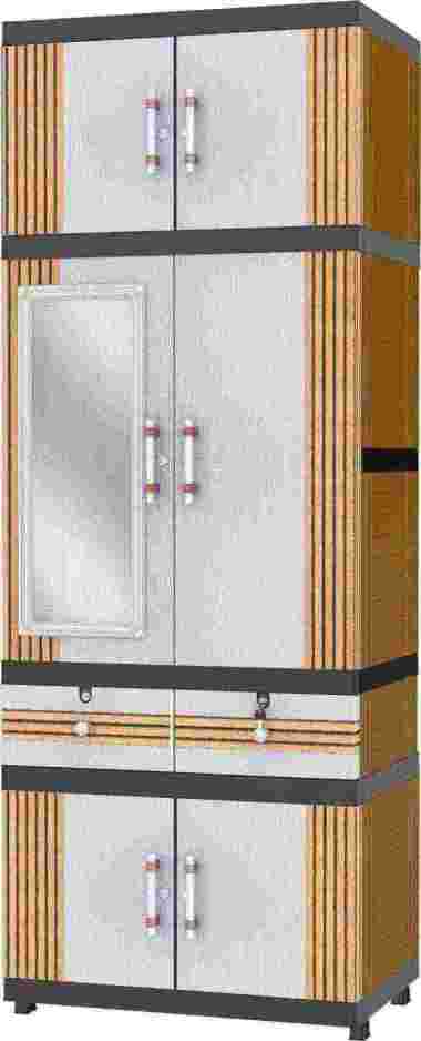 Naiba Lemari Susun Jumbo Kaca MSC (Instan) 9684 WOP