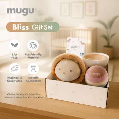 MUGU BLISS GIFTSET / Mainan Edukasi Premium Bayi Anak / Hampers Kado Bayi Anak Laki laki Perempuan S