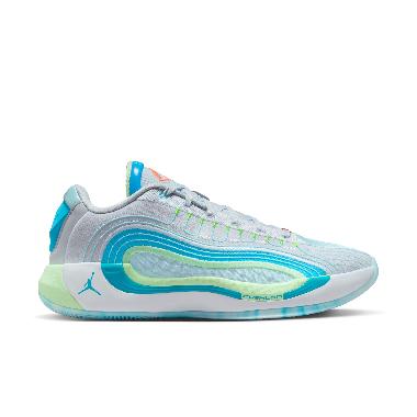 NIKE Men Basketball Jordan Luka 4 Pf Shoes Sepatu Basket Pria [HF0824-002] 10.5 Football Grey/Laser 