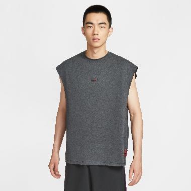 NIKE Men Basketball Dri-FIT Sl Top Street Jersey Basket Pria [HV1889-060] XL Anthracite/Black