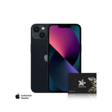 iPhone 13 - Bundling XL PRIORITAS Gold Unlimited FUP 180GB - 3 Bulan 128 GB Midnight