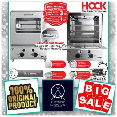 OVEN HOCK 29 LITER PORTABLE OVEN STAINLESS STEEL HO-GS203 GS203 HO GS203 PORTABLE OVEN GAS HOCK PORT