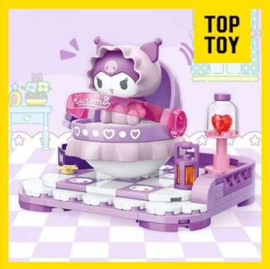 TOP TOY - Sanrio Charaters Shaky Bed Series Building Blocks Cinnamoroll/Kuromi/Melody Kuromi