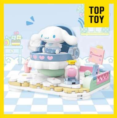 TOP TOY - Sanrio Charaters Shaky Bed Series Building Blocks Cinnamoroll/Kuromi/Melody Cinnamoroll