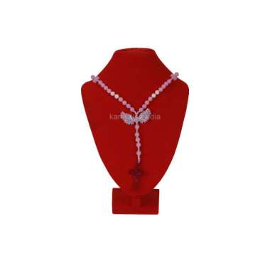 Kalung Rosario Manik Warna Herces Angel Wings rosario anak-anak purple