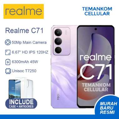 Realme C71 Baru 12GB RAM 4+6 Extend 4/128 4GB 128GB murah ORIGINAL Garansi RESMI Violet