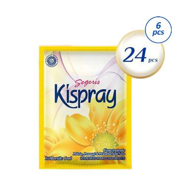 Kispray Segeris Pelicin dan Pelembut Pakaian Hanger [24 Pcs x 7 mL] isi 6 Paket