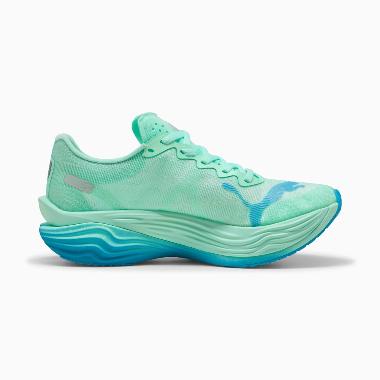 PUMA Women Running Deviate NITRO Elite 3 Sepatu Lari Wanita [30981007] 6.5 Mint Melt-Speed Blue