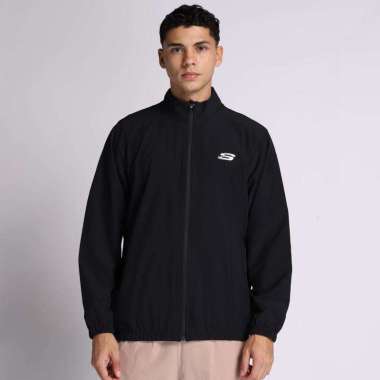 Skechers Men Jacket Sports Jaket Pria [SKEGMS25J1BK] S Black