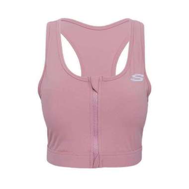 Skechers Women Training Sport Bra Fitness Wanita [SKEGWS25B2LC] M Lilac