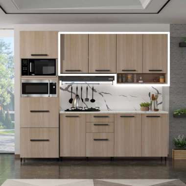 KIRANA Queens - Kitchen Set Kayu Rak Dapur Lemari Kabinet Dapur Modern Minimalis Queens Atas