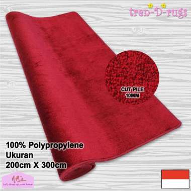 Karpet jumbo modern motif halus tebal alas lantai permadani ruang tamu tidur 200 cm x 300 cm - NMs M