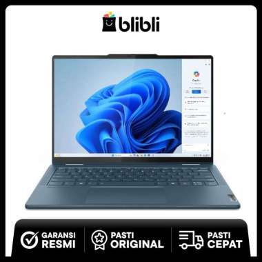 LENOVO YOGA 7 2-IN-1 14IML9 83DJ00FEID NOTEBOOK - TIDAL TEAL ( ULTRA 7-155H / 16GB / 1TB SSD / UMA /