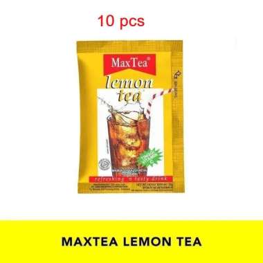 Max Tea all varian 10 Sachet Max Lemon Tea Maxx Tea Tarik Peach Tea Max Teh Tarik Lemon Tea