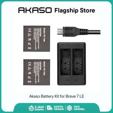 Akaso Battery Kit for Akaso Action Camera - BRAVE 7 LE
