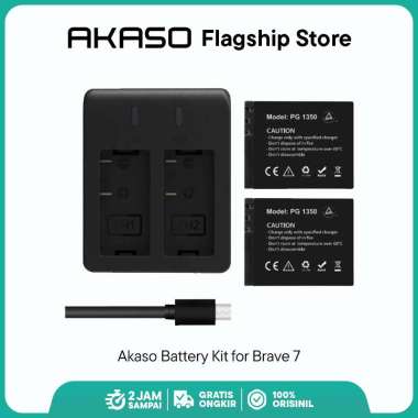 Akaso Battery Kit for Akaso Action Camera - BRAVE 7
